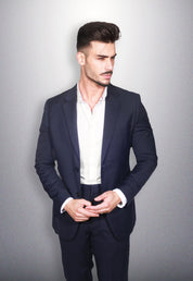 FATO REGULAR FIT AZUL MARINHO