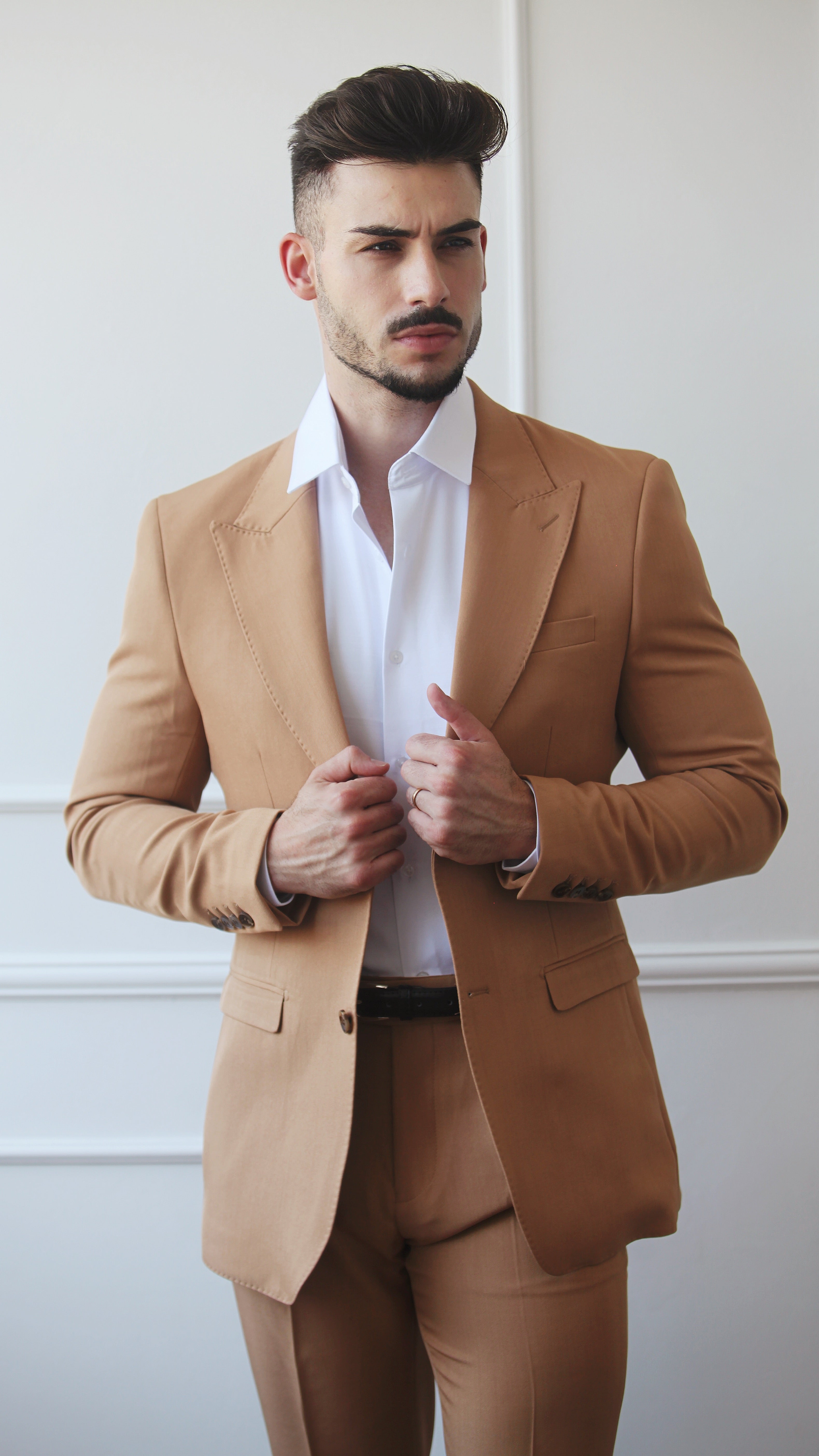 Fato de 2 Peças Camel Elegant