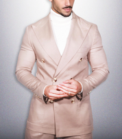 Fato Masculino em Linho e Algodão - Elegância e Conforto Natural