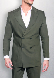 Fato Verde Oliva Regular Fit – Estilo e Versatilidade