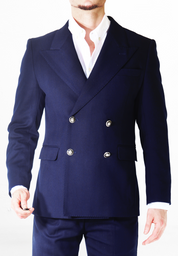 Fato Masculino Azul Marinho – Elegância