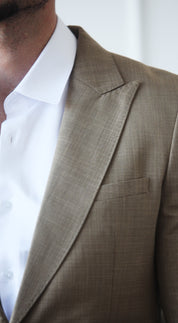 Fato masculino de 2 Peças em Verde Caqui Elegante