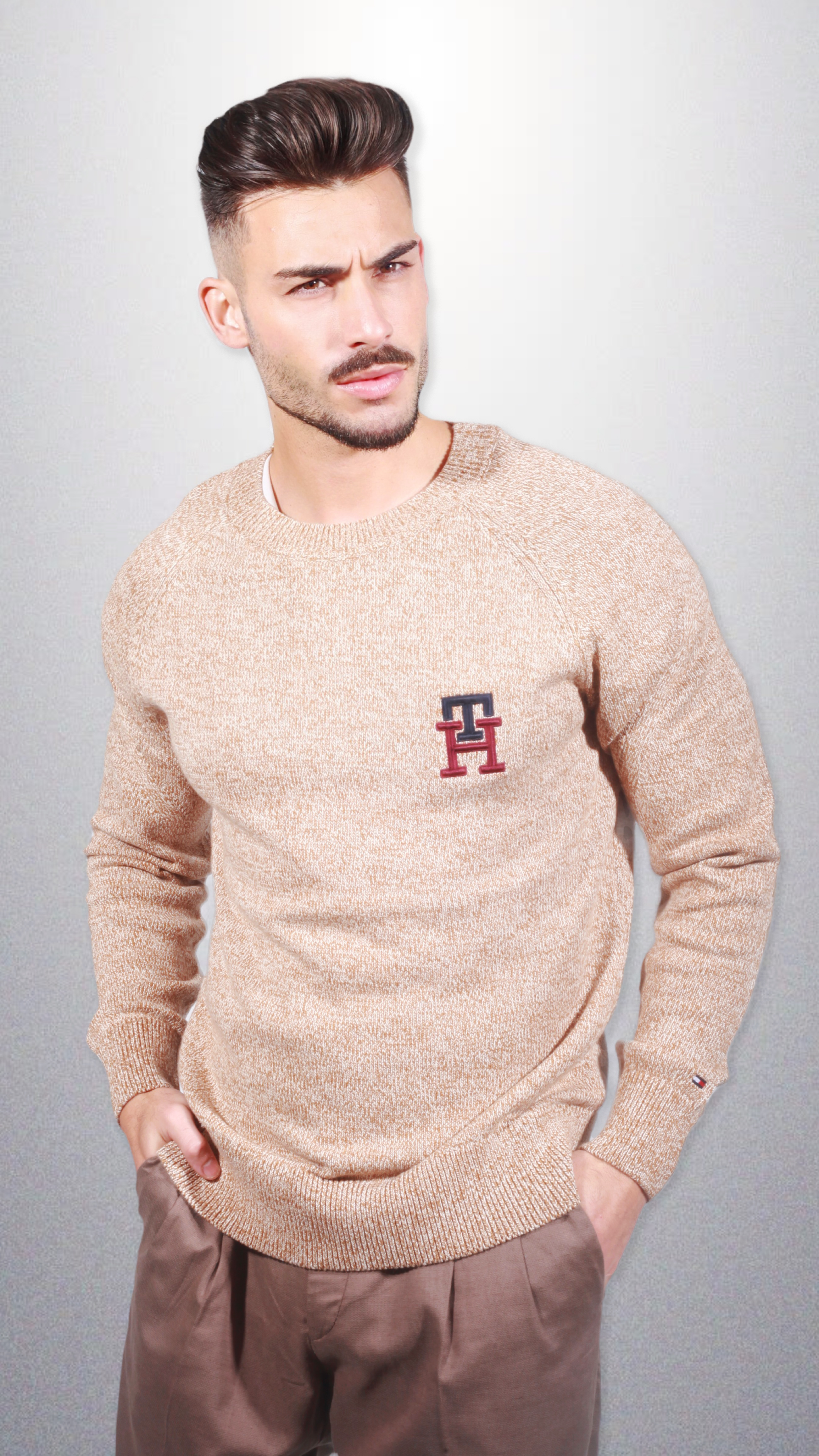 Men's sweater Tommy Hilfiger  DESERT KHAKI