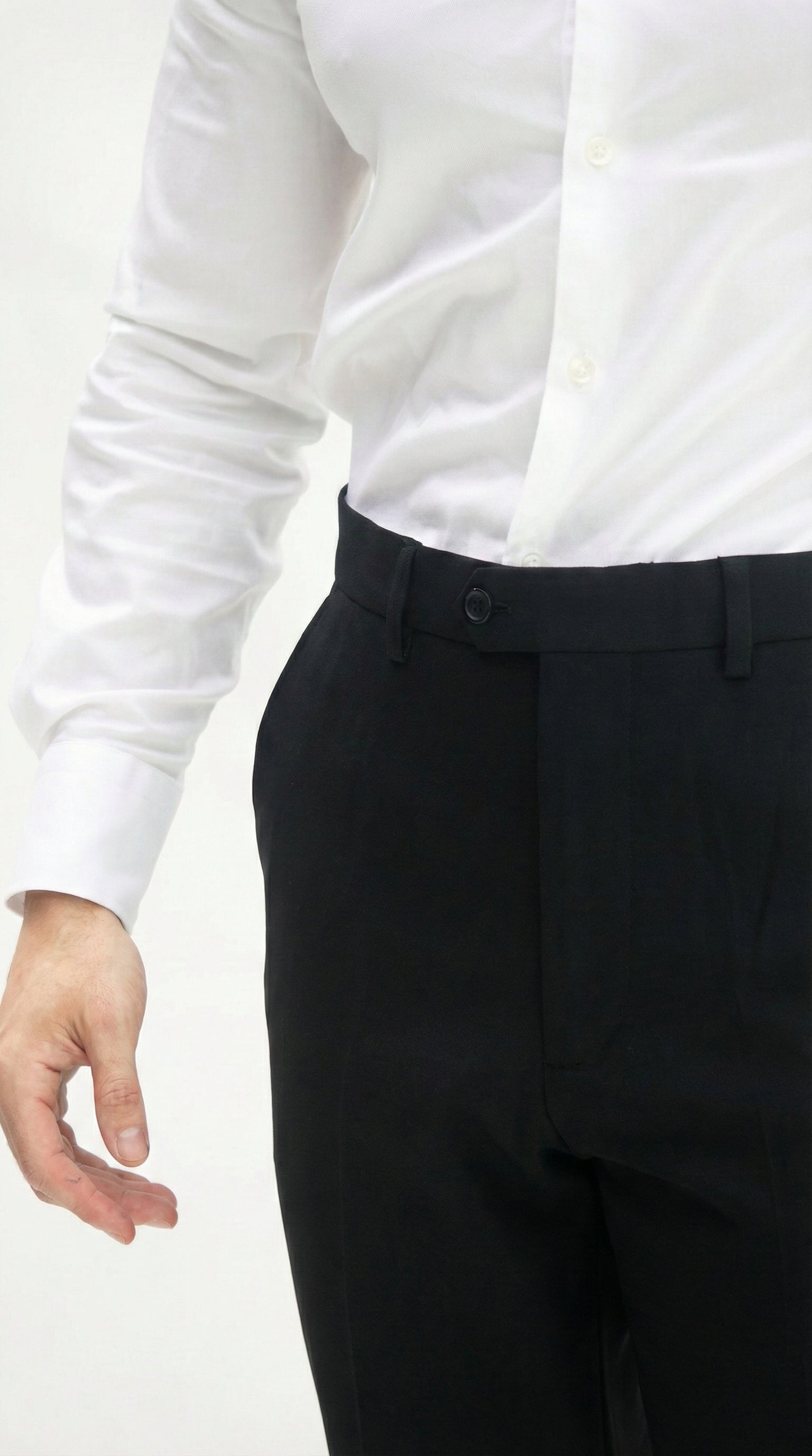 Fato 3 Peças Preto Escuro com Padrão Subtil – Distinção com Personalidade