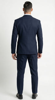Fato Slim Fit 3 Peças - Cor Azul Marinho