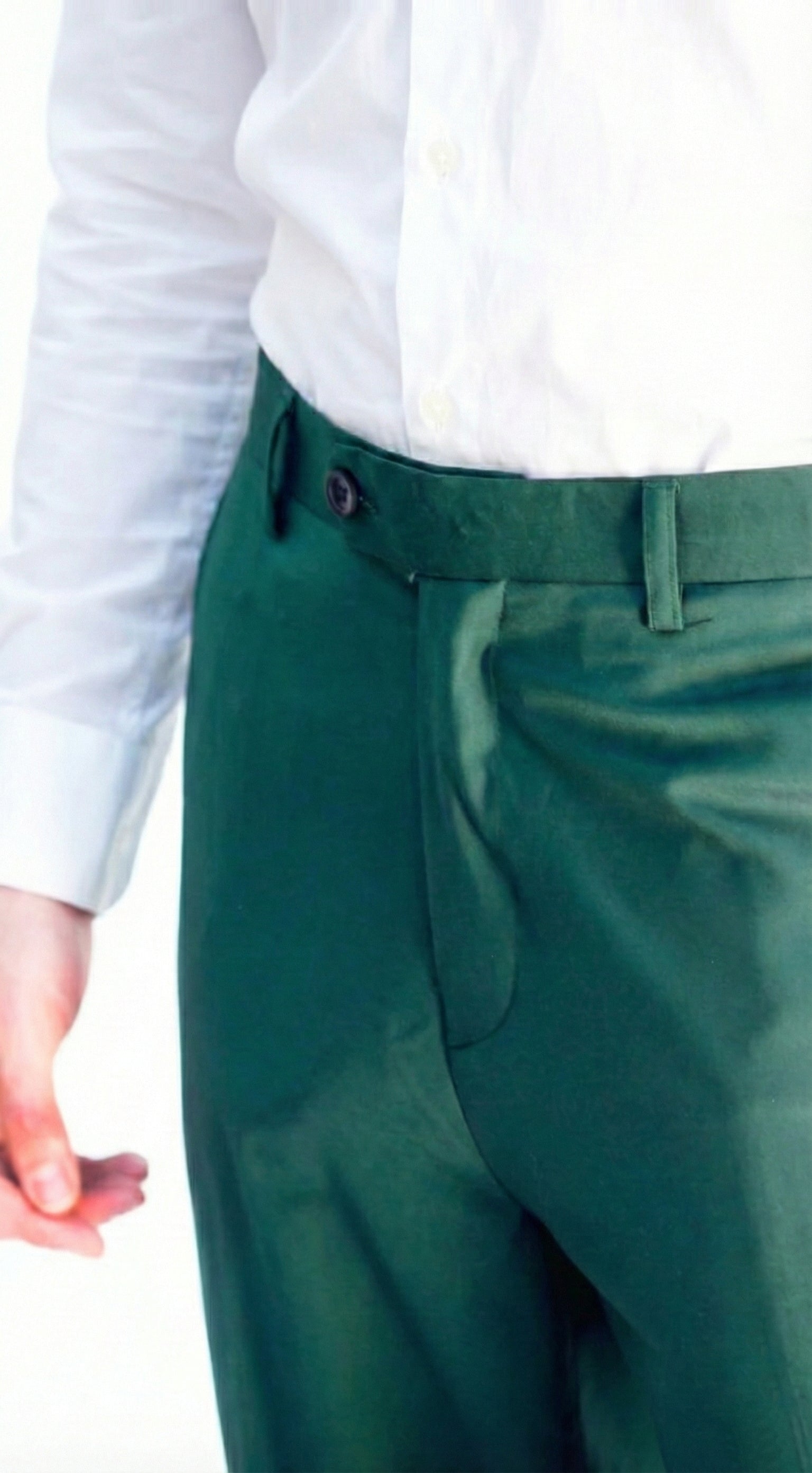 Fato Masculino 3 Peças Verde Escuro