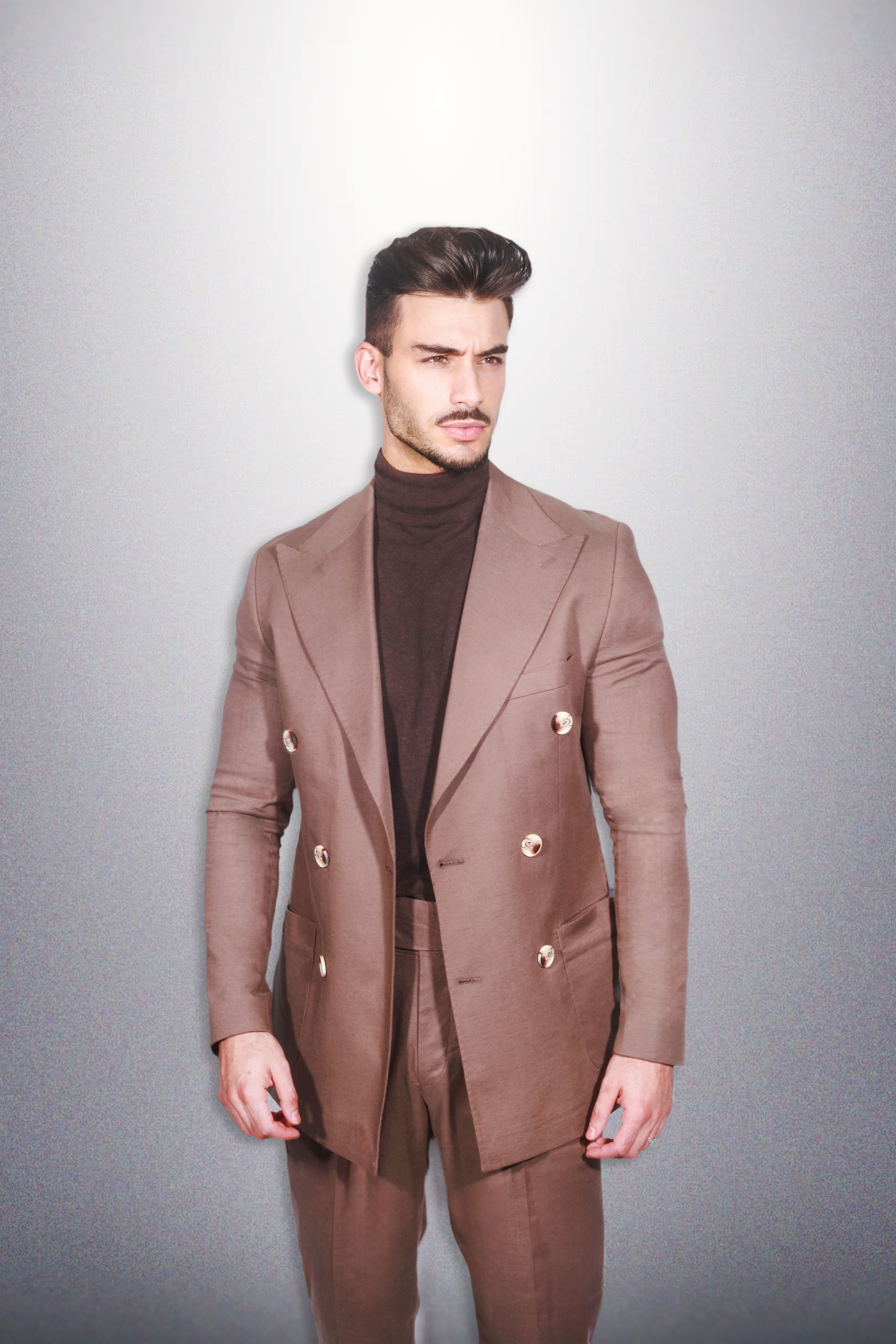 Conjunto Blazer e Calças Masculino - Linho e Algodão