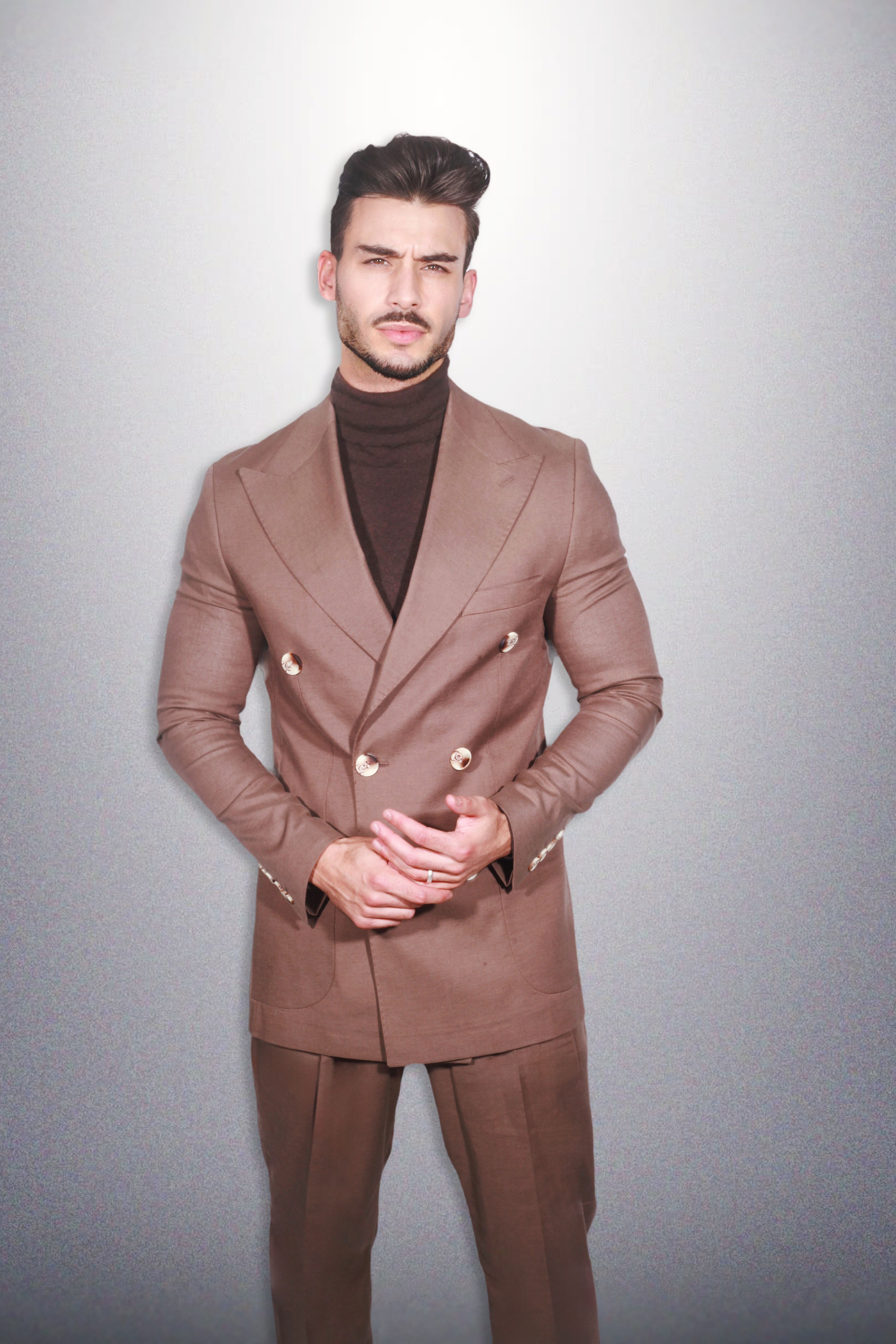 Conjunto Blazer e Calças Masculino - Linho e Algodão