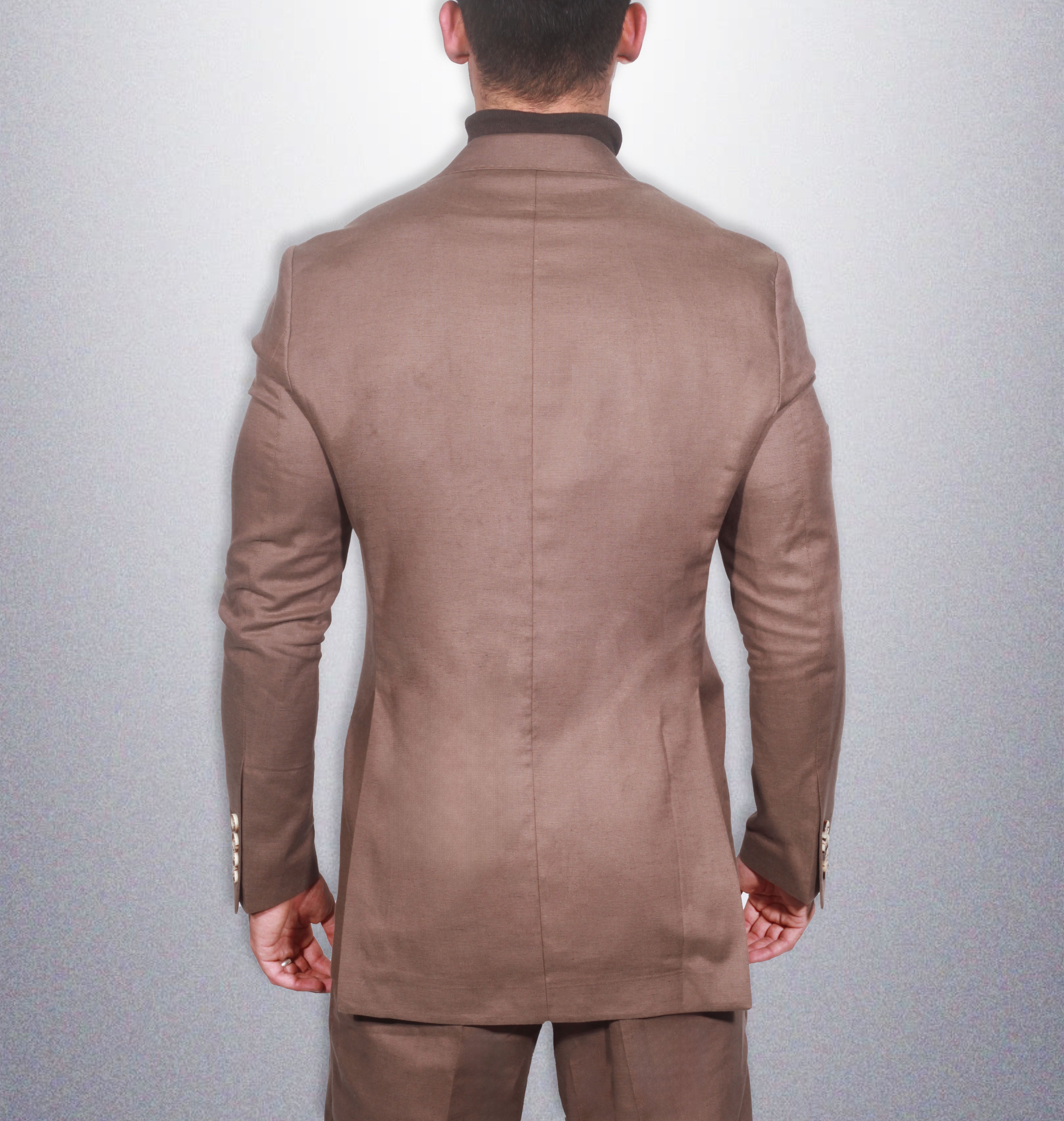Conjunto Blazer e Calças Masculino - Linho e Algodão
