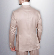 Fato Masculino em Linho e Algodão - Elegância e Conforto Natural
