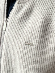 Casaco Malha Dilectus | Algodão e Lã Premium | Fecho Zipper