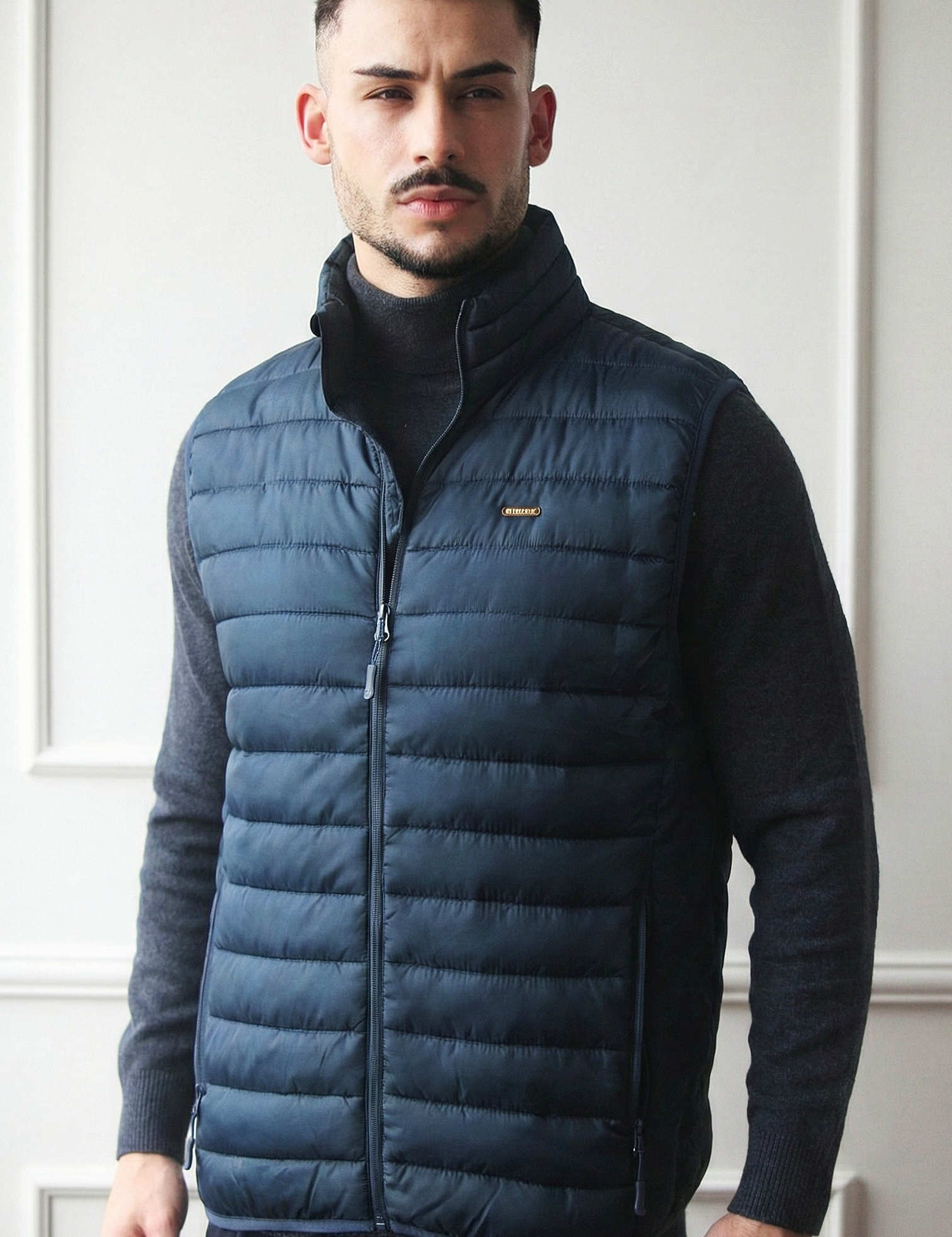 Colete com Fecho Frontal e Bolsos Dilectus