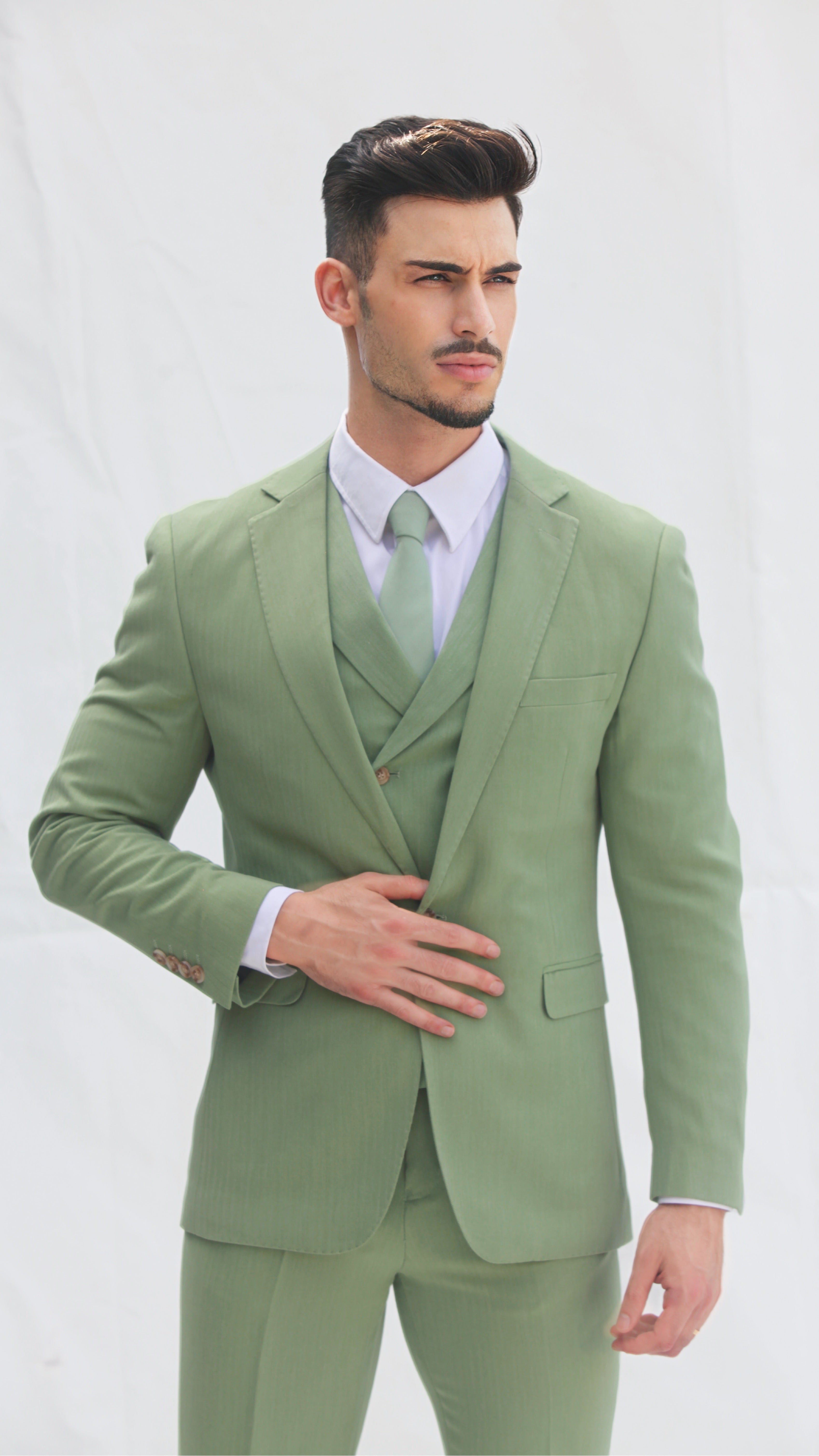 Costume Homme en Lin et Coton - Élégance et Confort Naturel