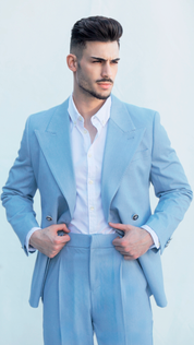 Fatos Masculinos 2 Peças – Azul Bebé