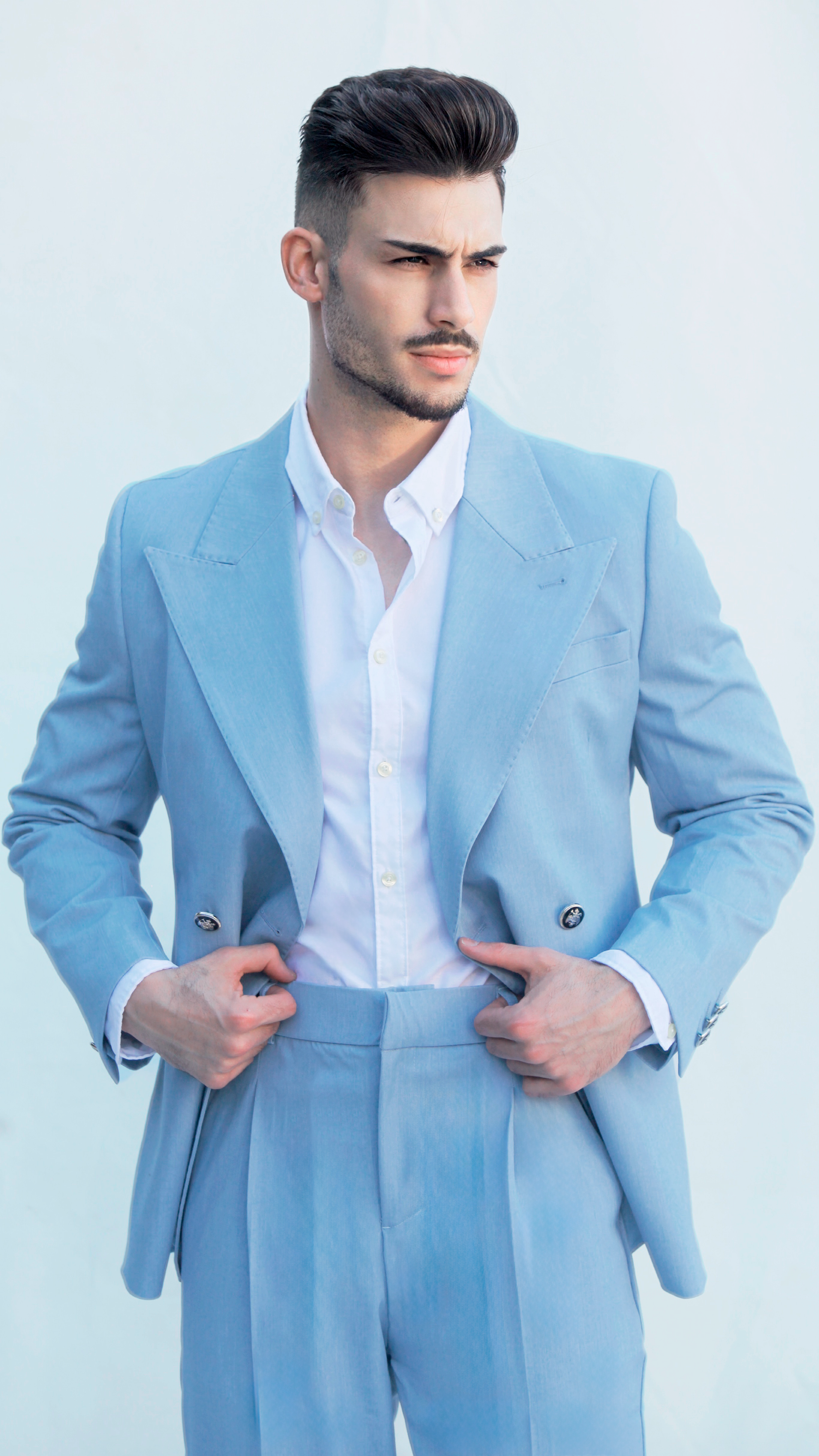Fatos Masculinos 2 Peças – Azul Bebé