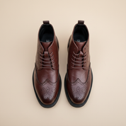Botas Brogue - Vista Superior Detalhada