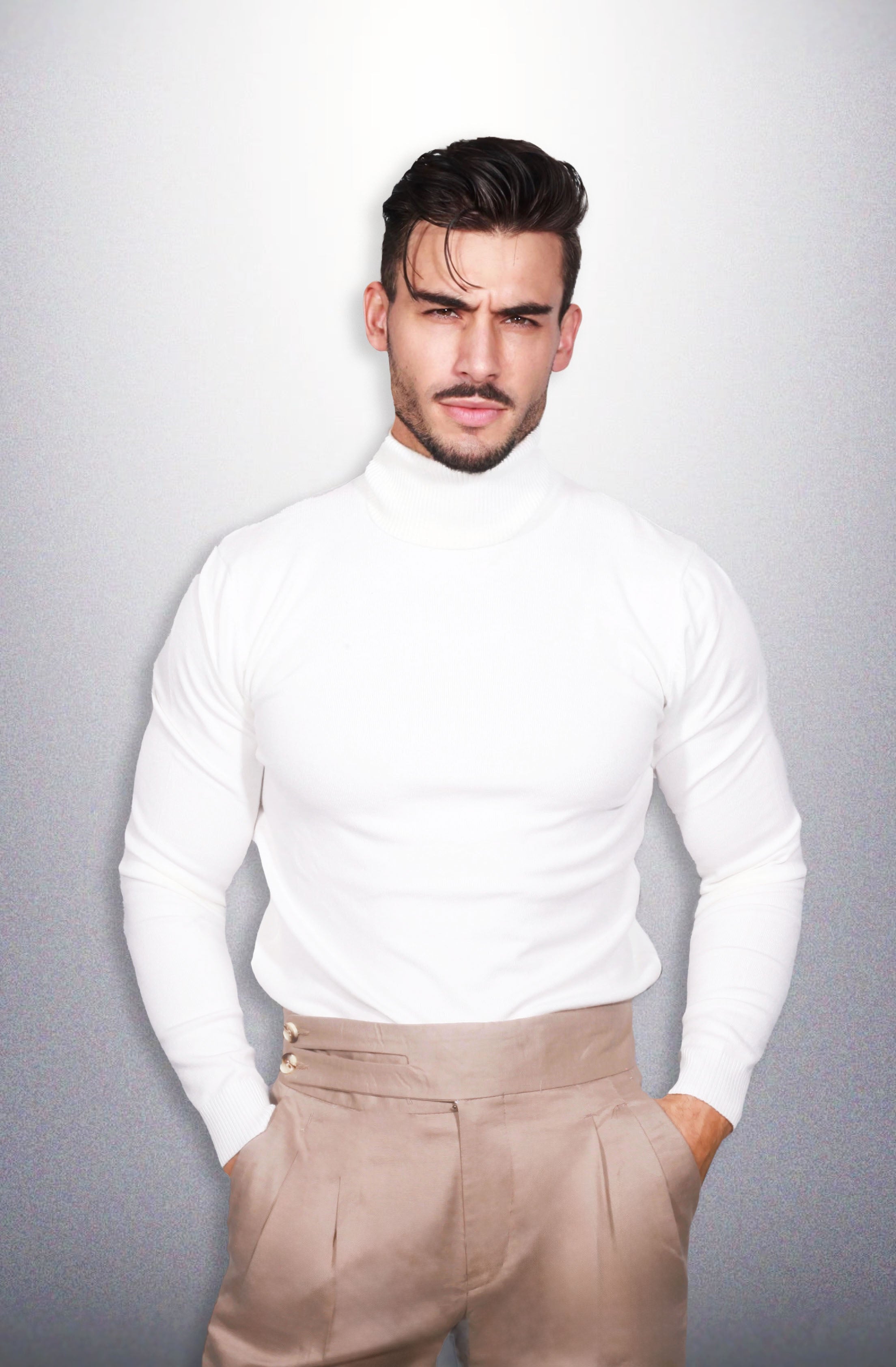 CAMISOLA DE GOLA ALTA