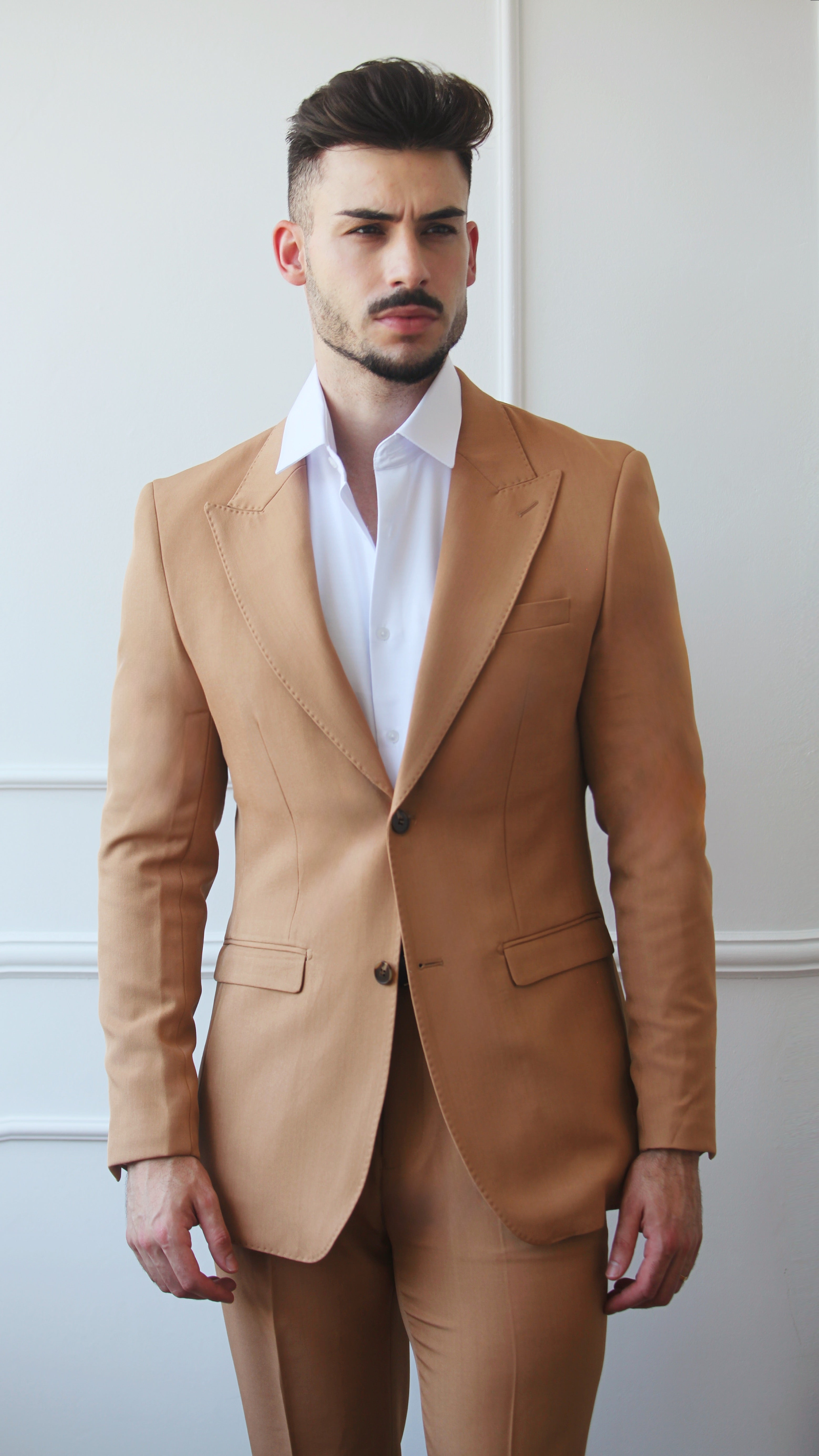 Fato de 2 Peças Camel Elegant