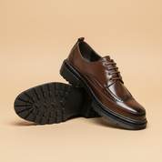 Derby castanhos - composição com sola