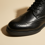 Detalhe - Biqueira wingtip com medallion