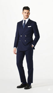 Fato Masculino Azul Marinho Trespasse | Dilectus