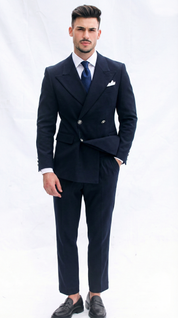 Fato Masculino Azul Marinho Trespasse | Dilectus