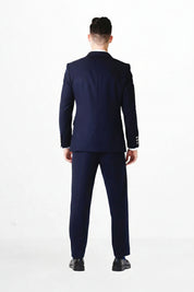 Fato Masculino Azul Marinho Trespasse | Dilectus