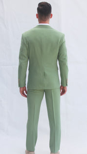Fato Masculino Verde Tea de 3 Peças | Dilectus