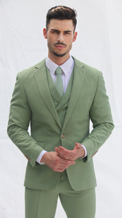 Fato Masculino Verde Tea de 3 Peças | Dilectus