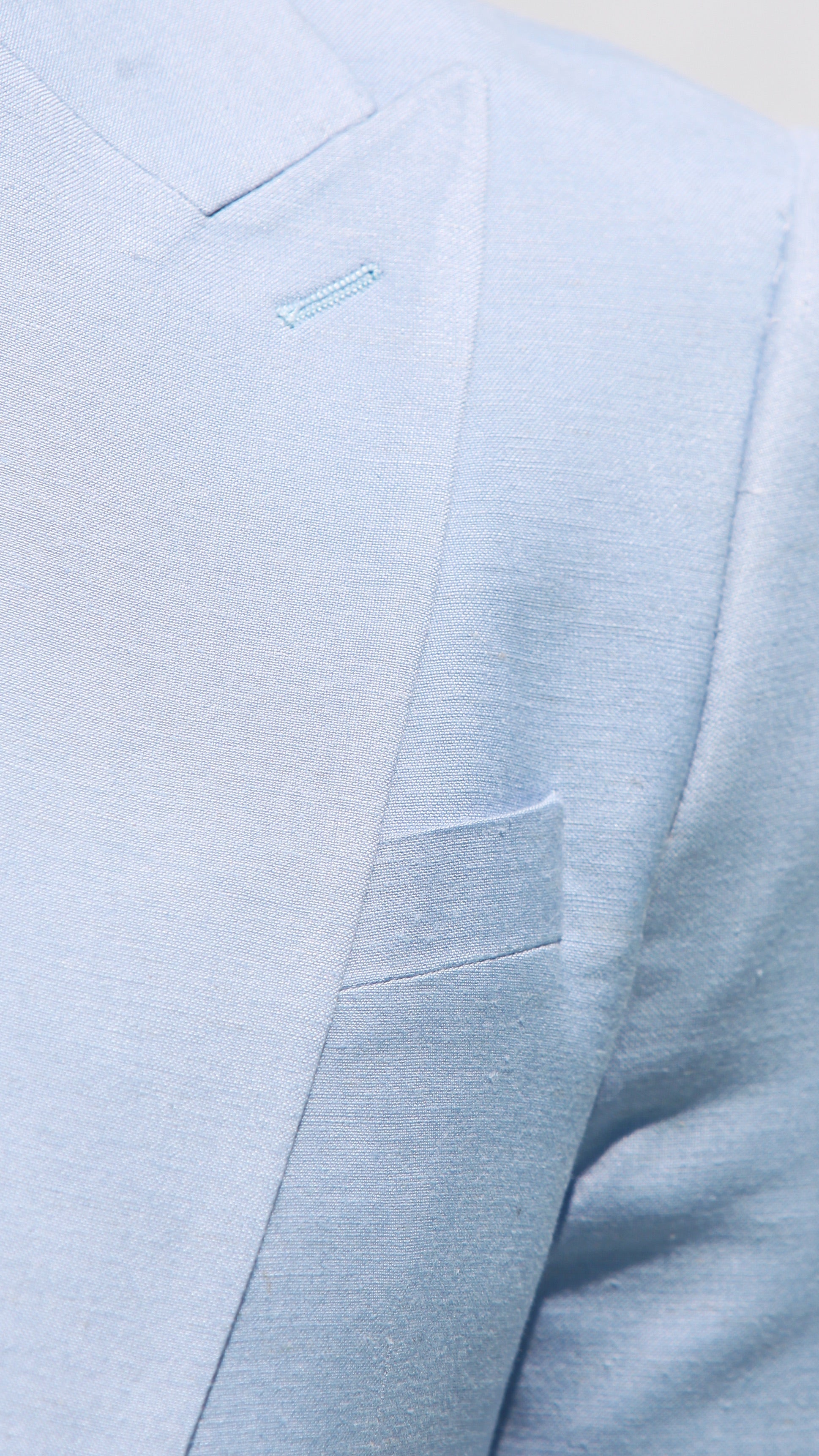 Fato Slim Azul Turquesa em Linho & Rayon Premium | Dilectus