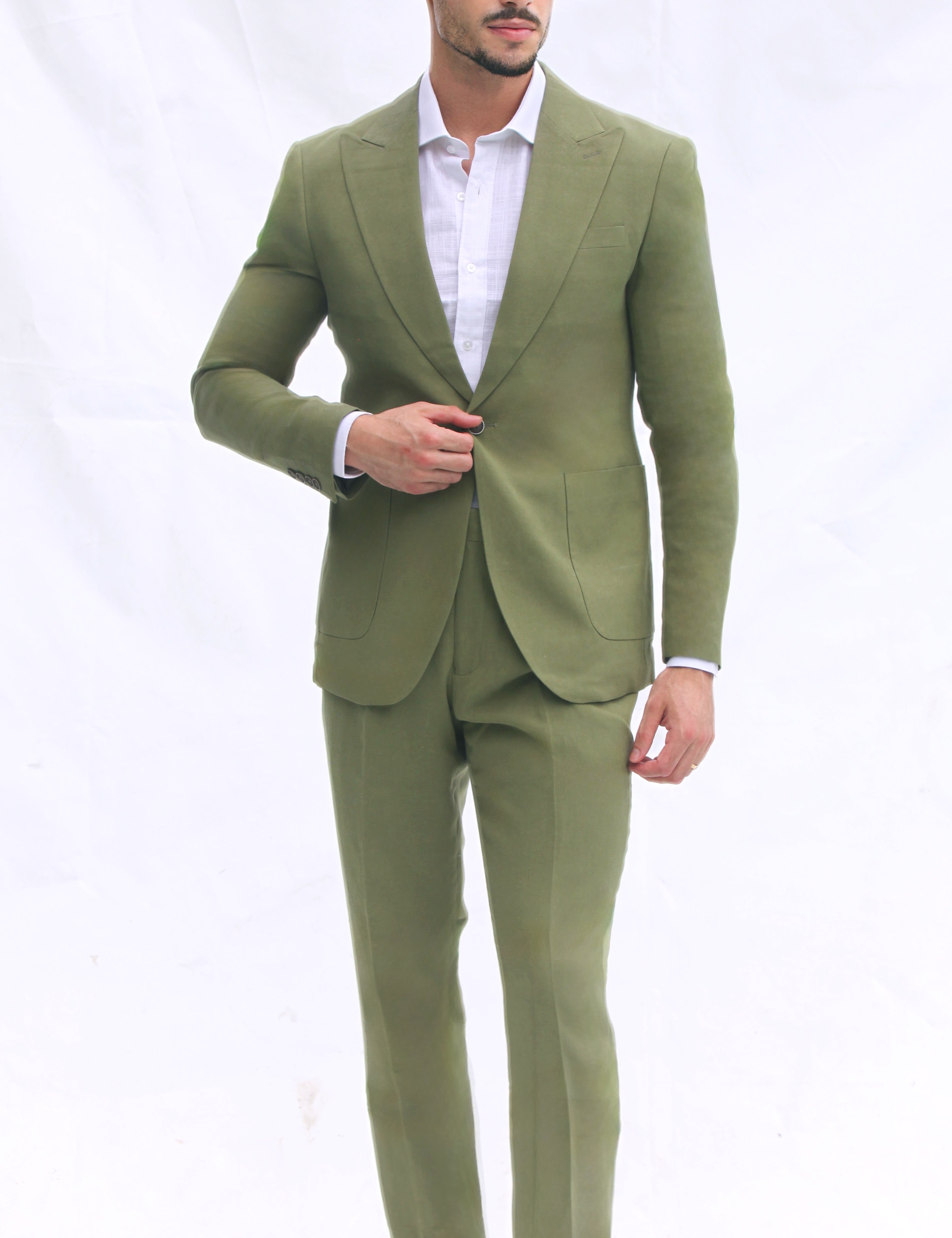 Fato Slim Fit em Linho e Algodão | Dilectus