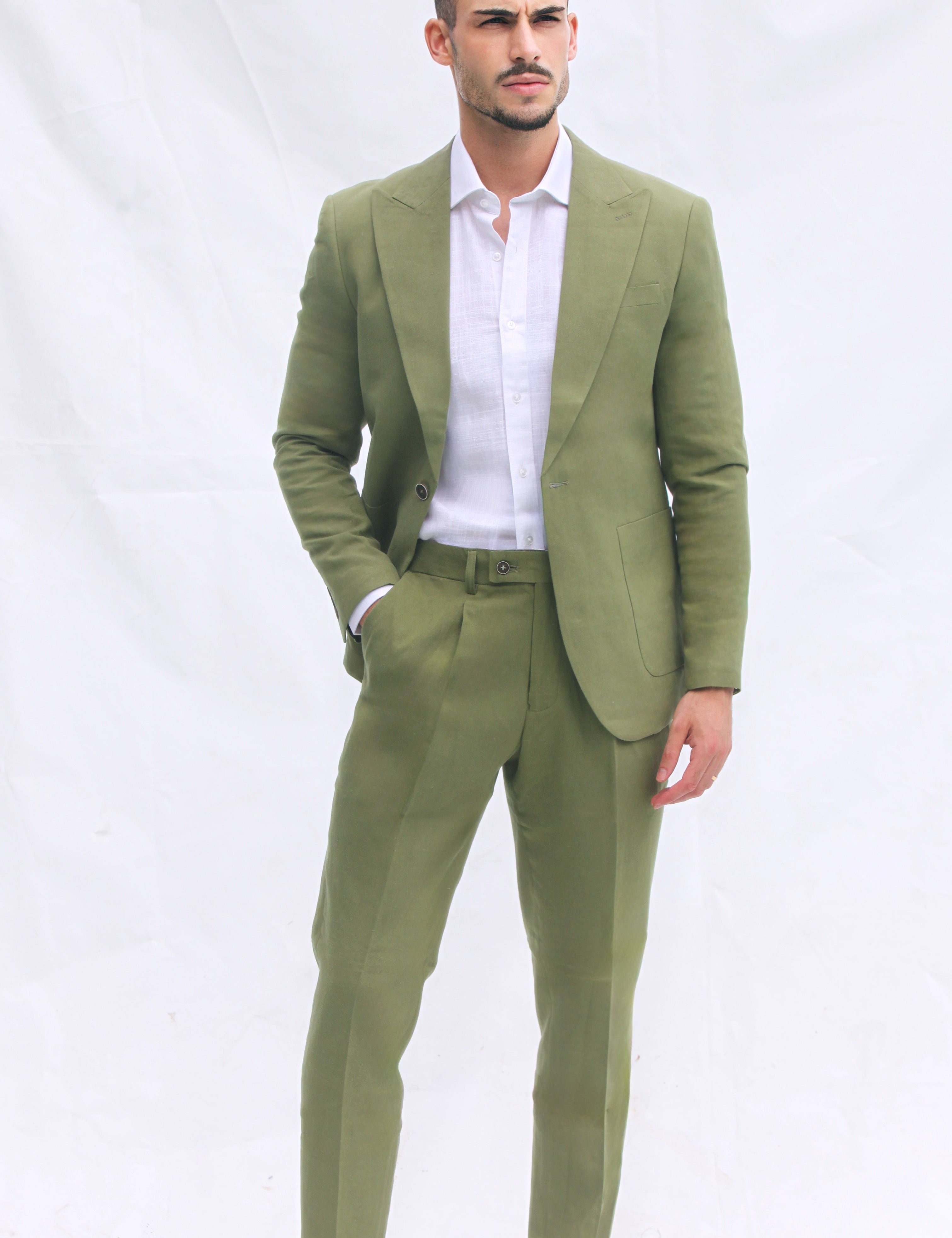 Fato Slim Fit em Linho e Algodão | Dilectus
