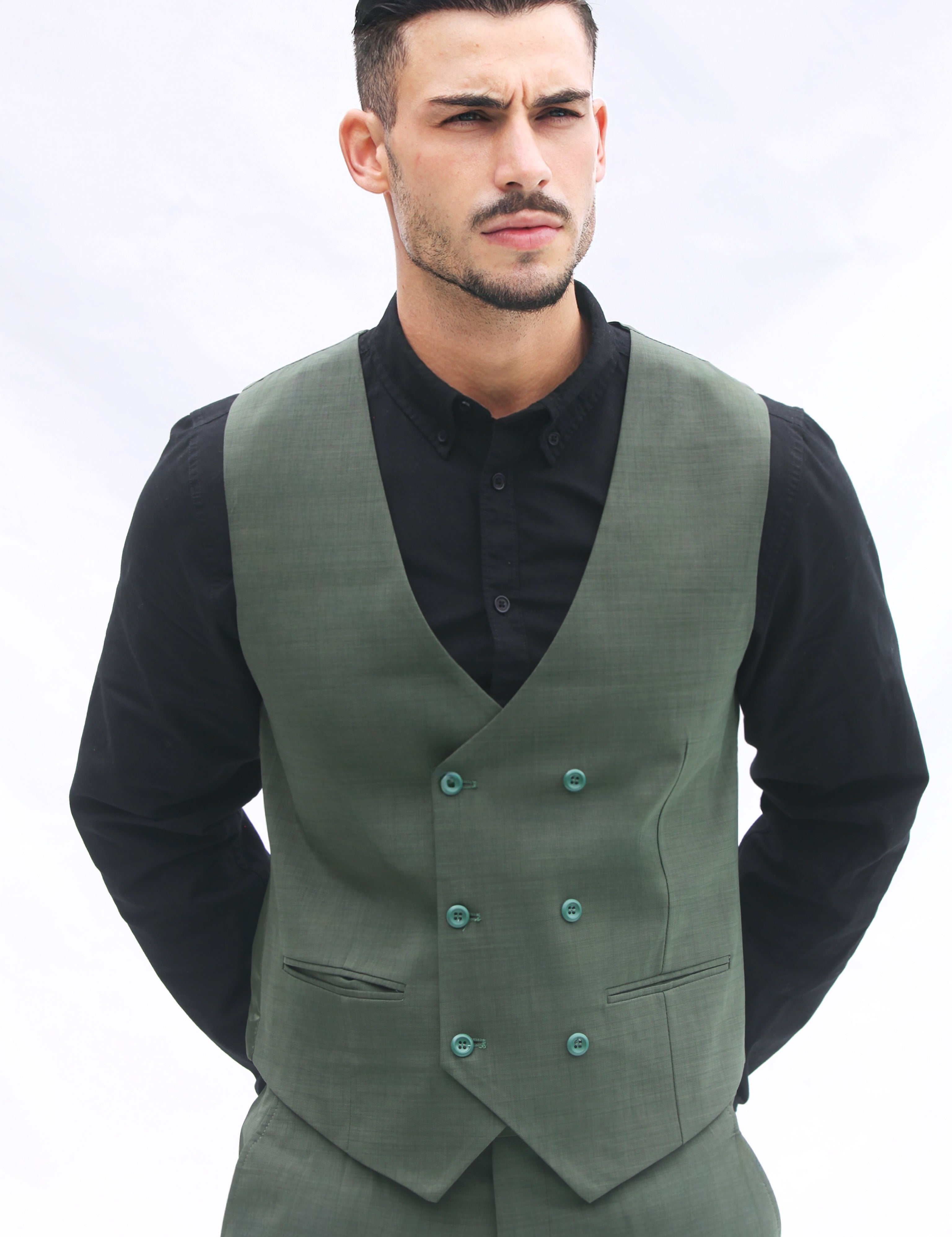 Fato Verde Oliva Elegante Slim Fit | Dilectus