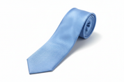 Gravata azul claro quadriculada - curva sofisticada