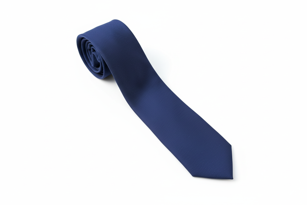 Gravata azul marinho - curva sofisticada