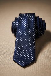 Gravata Azul Marinho — Detalhe