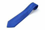 Gravata azul royal - composição diagonal