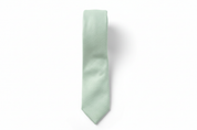 Gravata verde claro - flat lay overhead
