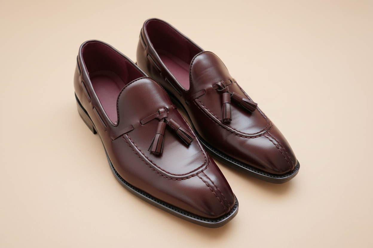 Loafer Bordô — Alto Ângulo