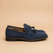 Loafers azul marinho - perfil lateral