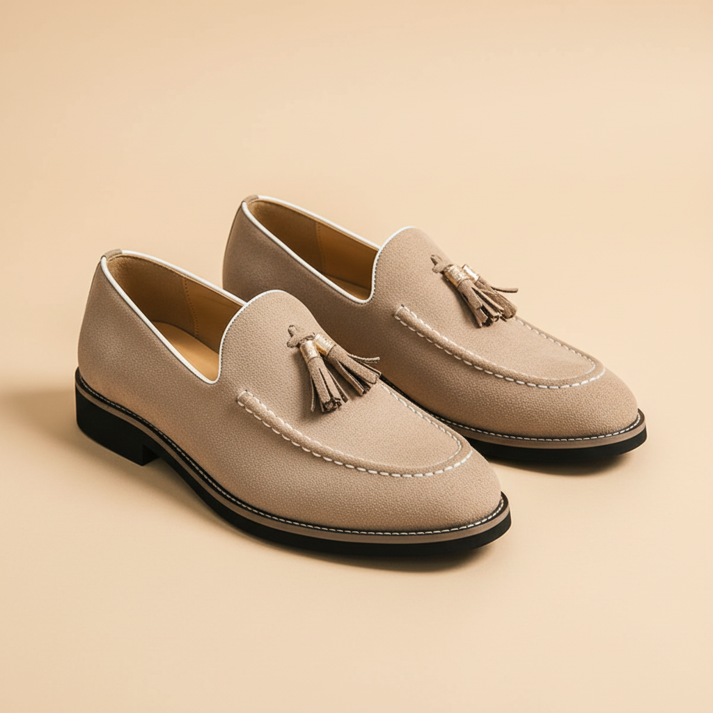 Loafers bege - apenas sapatos