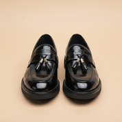 Loafers pretos - vista frontal