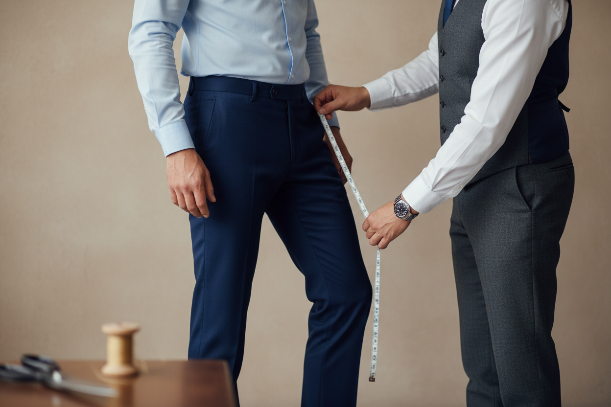 Medição de comprimento de perna