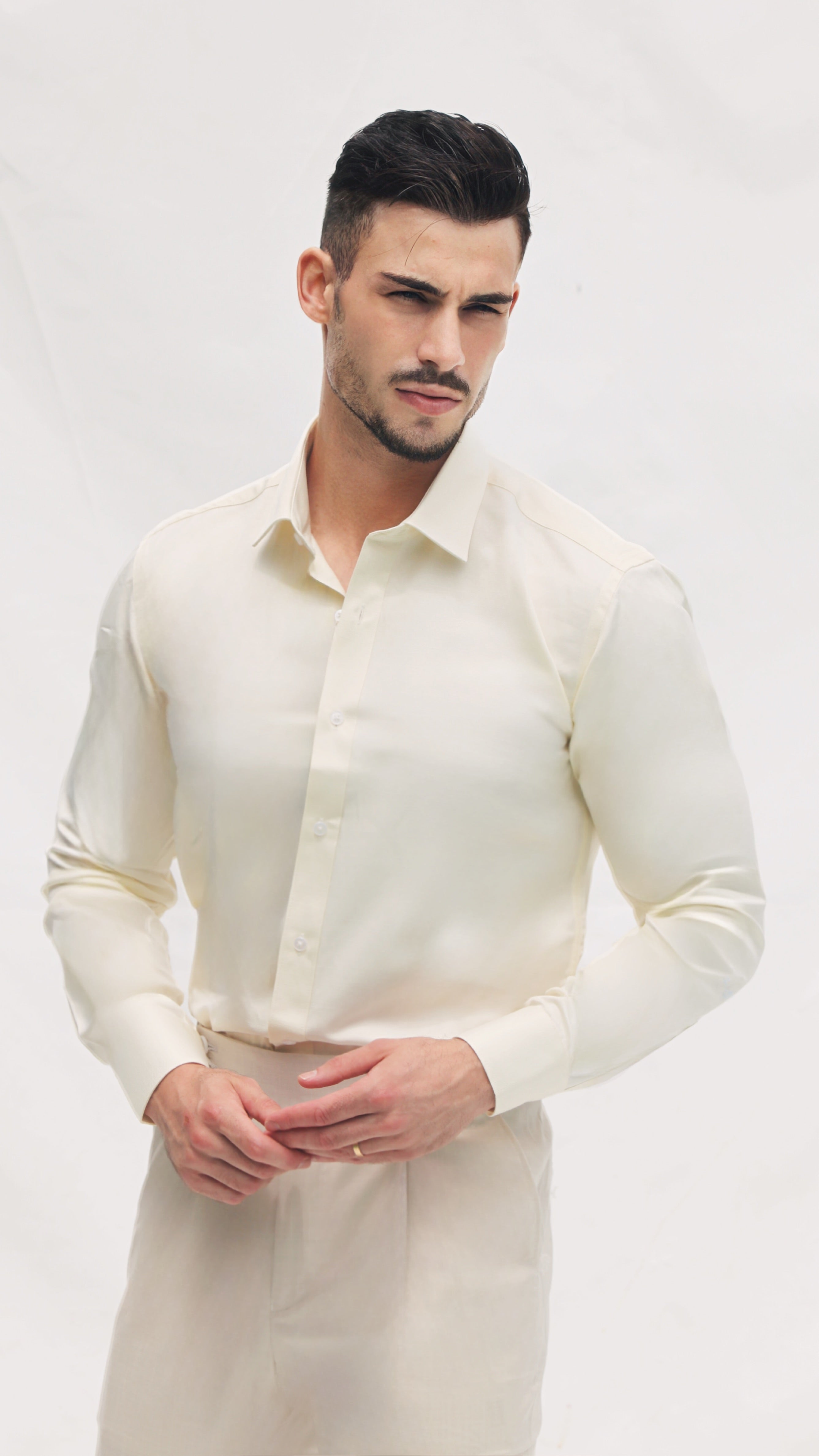 Camisa Clássica de Algodão Premium