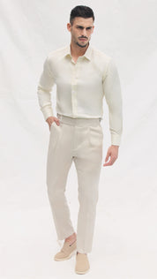 Camisa Clássica de Algodão Premium