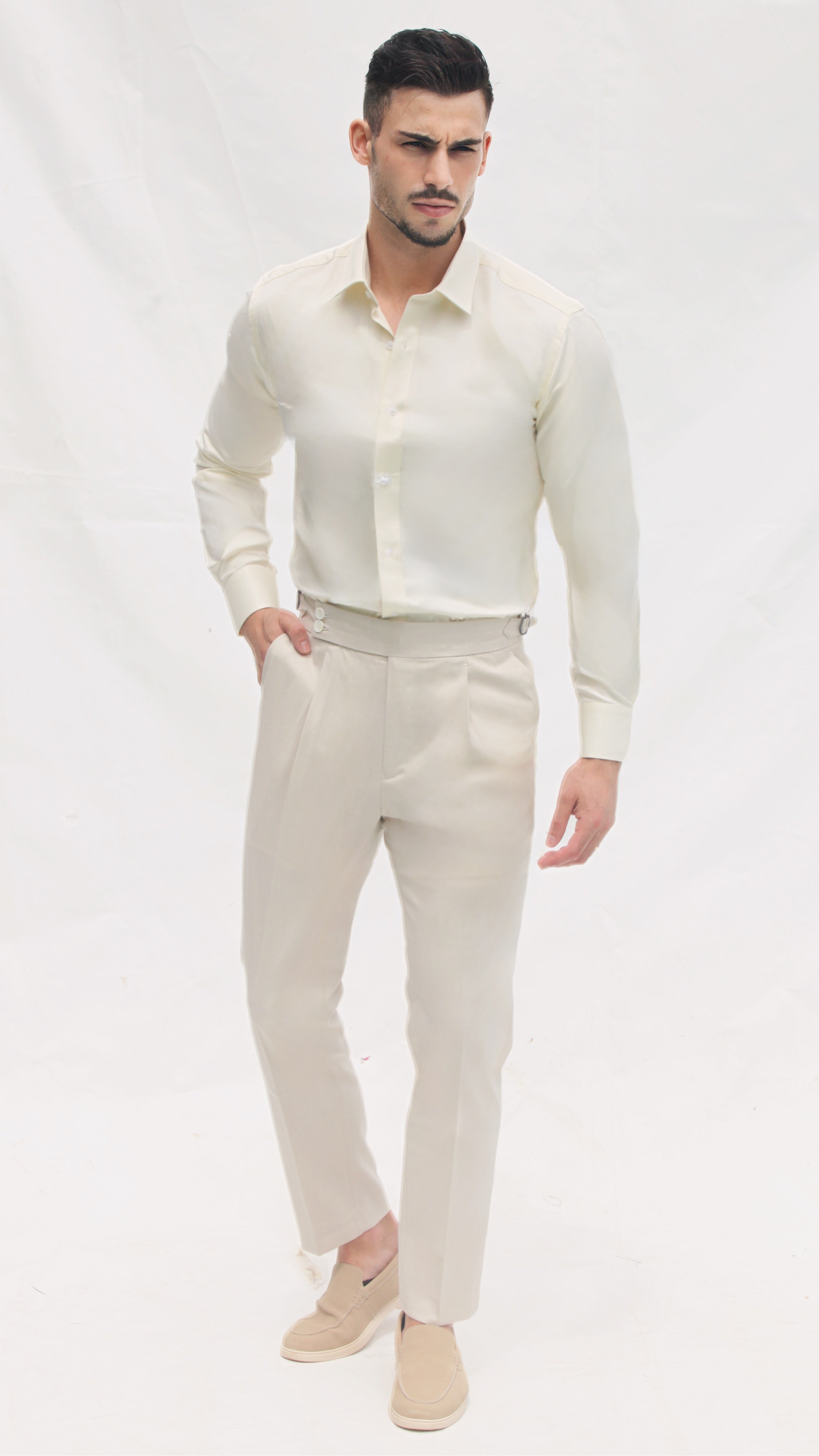Camisa Clássica de Algodão Premium