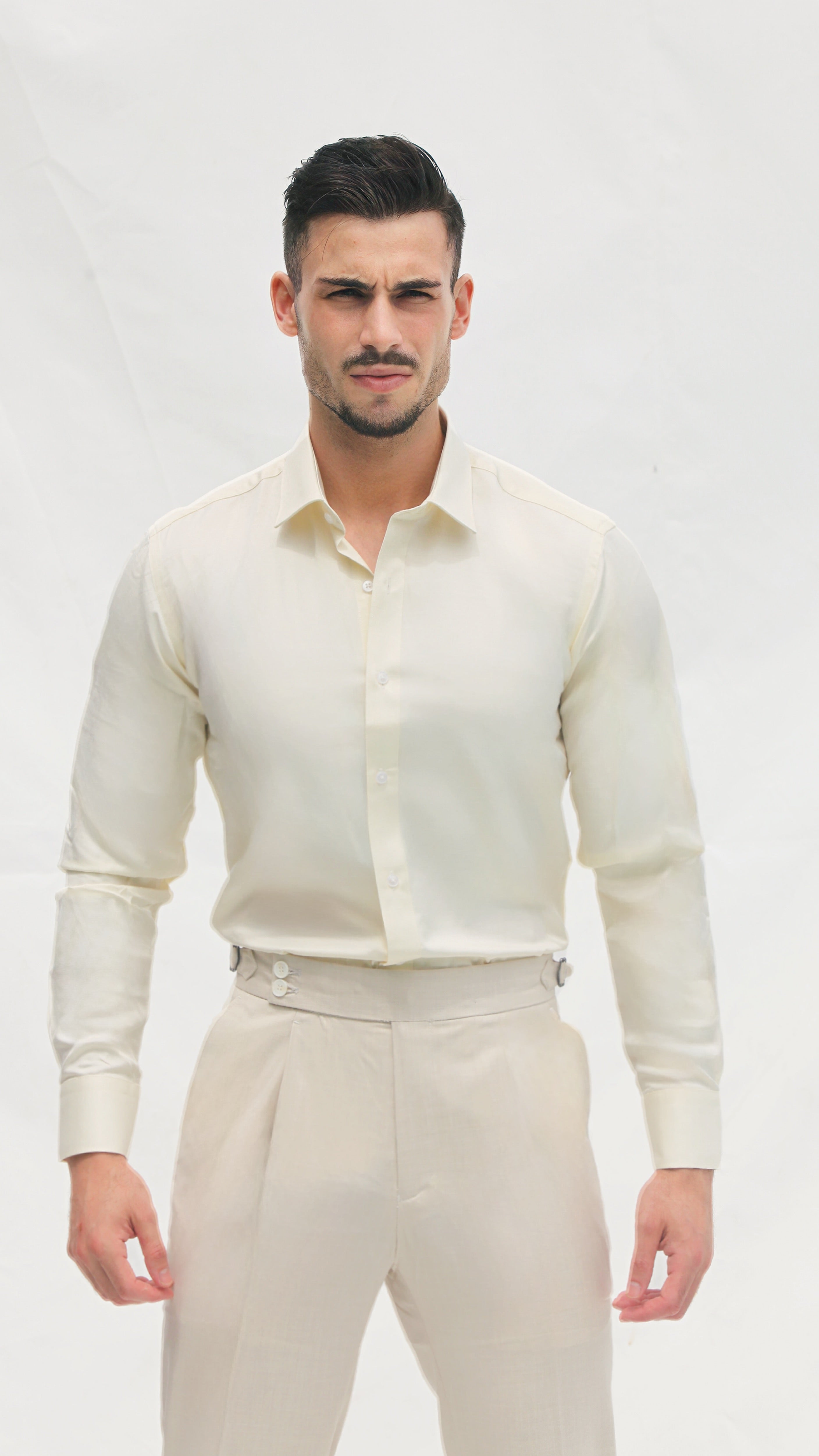 Camisa Clássica de Algodão Premium