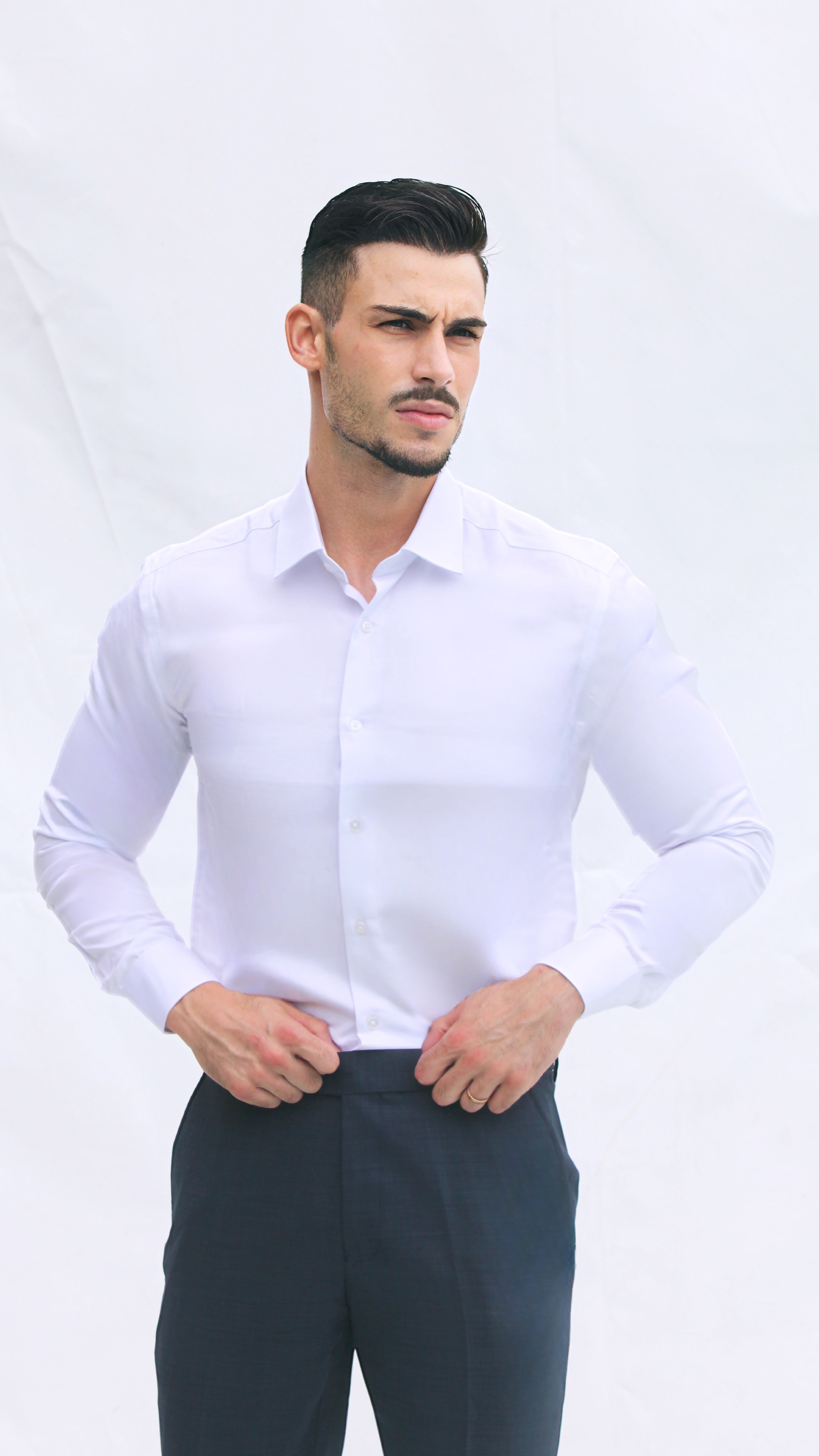 Camisa Clássica de Algodão Premium