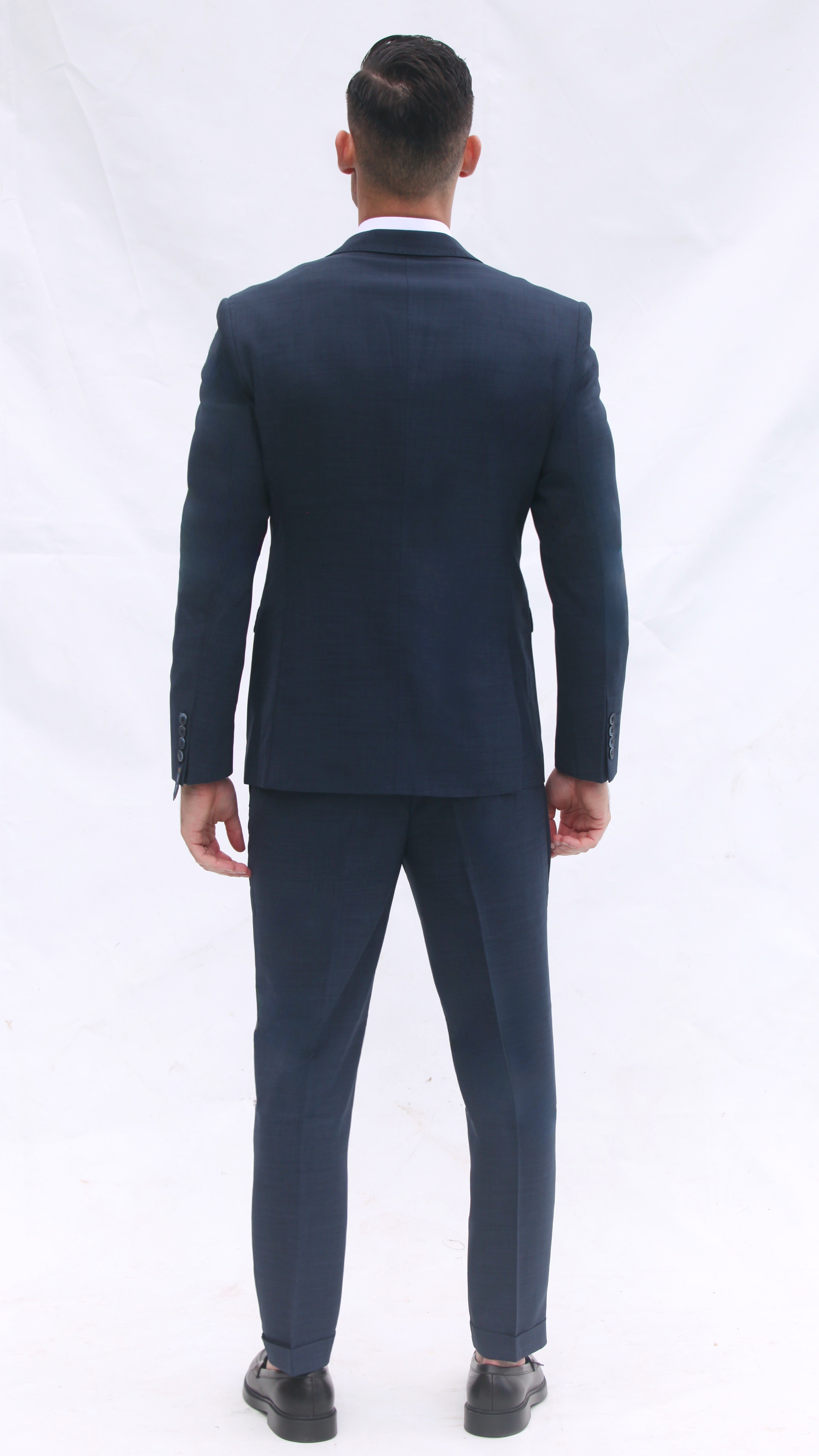 Fato Slim Fit 3 Peças - Cor Azul Marinho