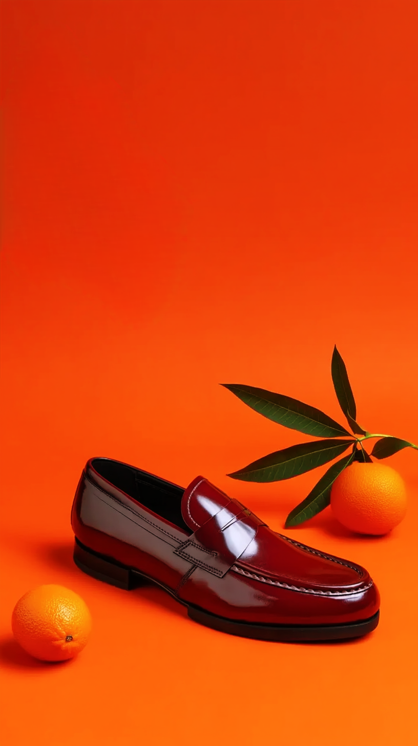 Sapatos masculinos loafer em couro